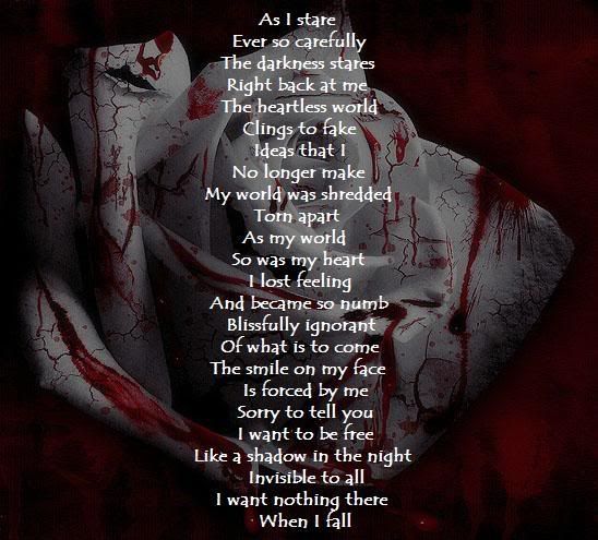 Bloody Rose picture with one of my poems in the foreground Pictures, Images and Photos